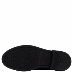 Huddles Black Leather
