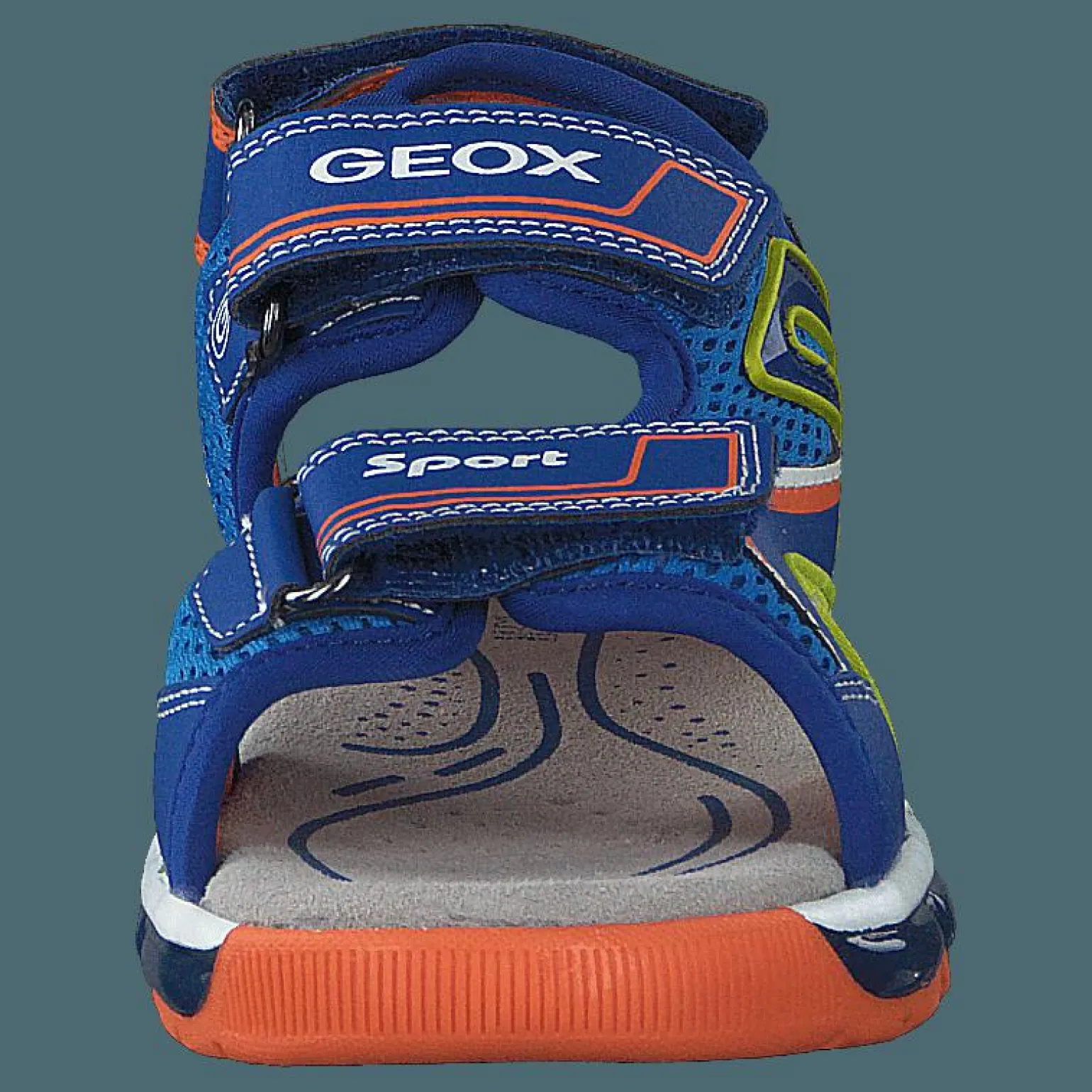 J Sandal Android Boy Royal/orange