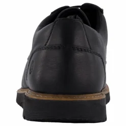 Jenson Oxford Bold Black Leather