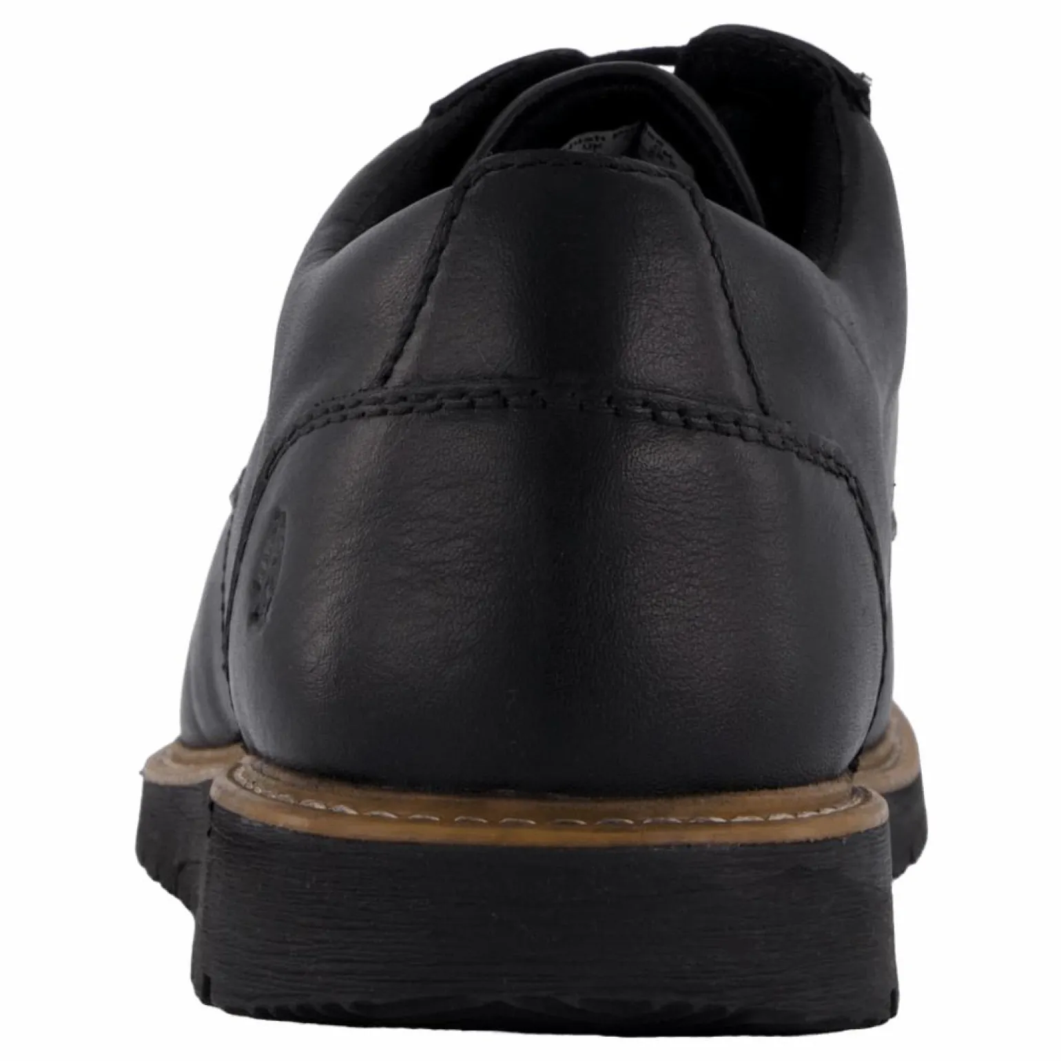 Jenson Oxford Bold Black Leather