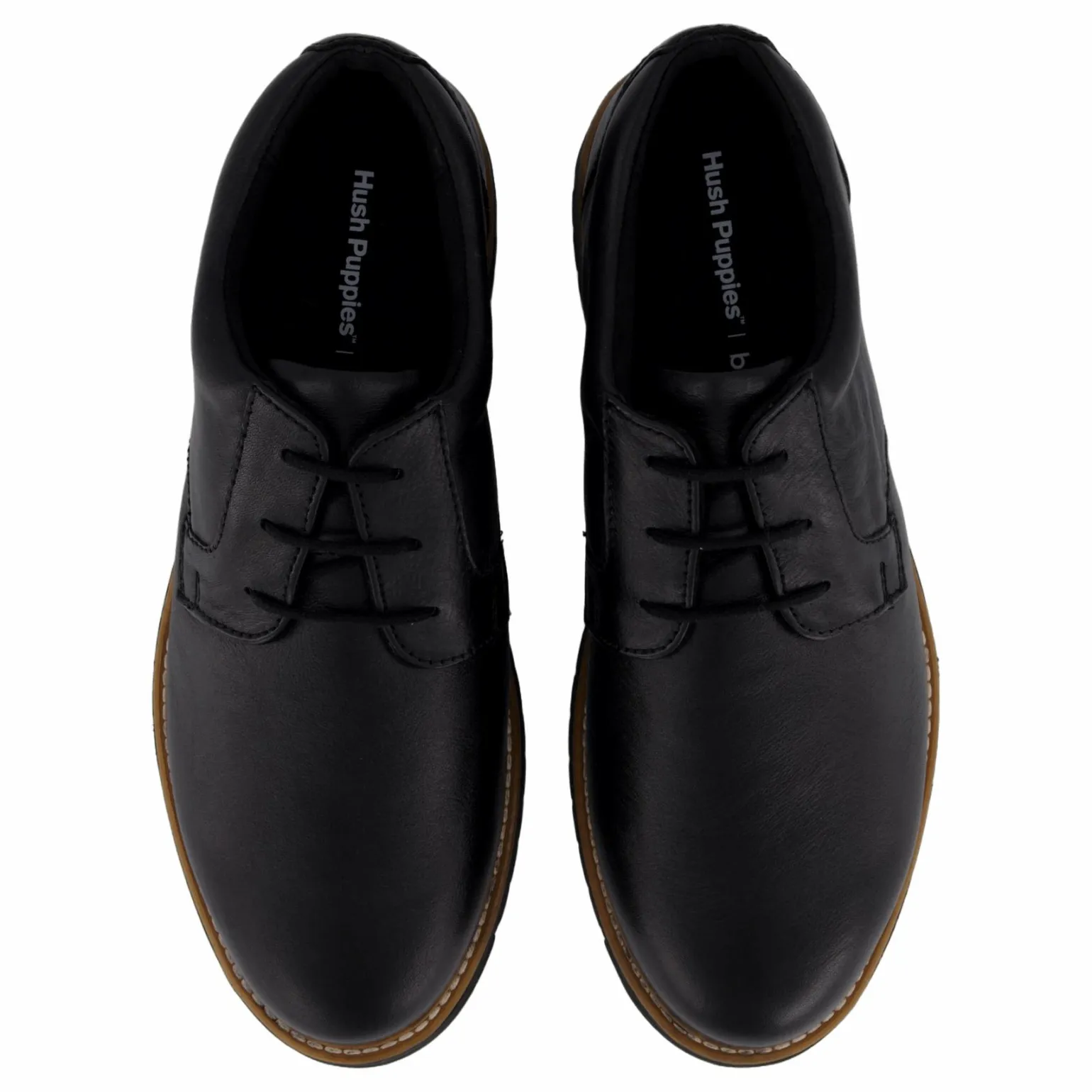 Jenson Oxford Bold Black Leather