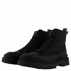 Kamiki High U Textile Black
