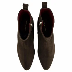 Low Cowboy Flat Suede Dark Coffee