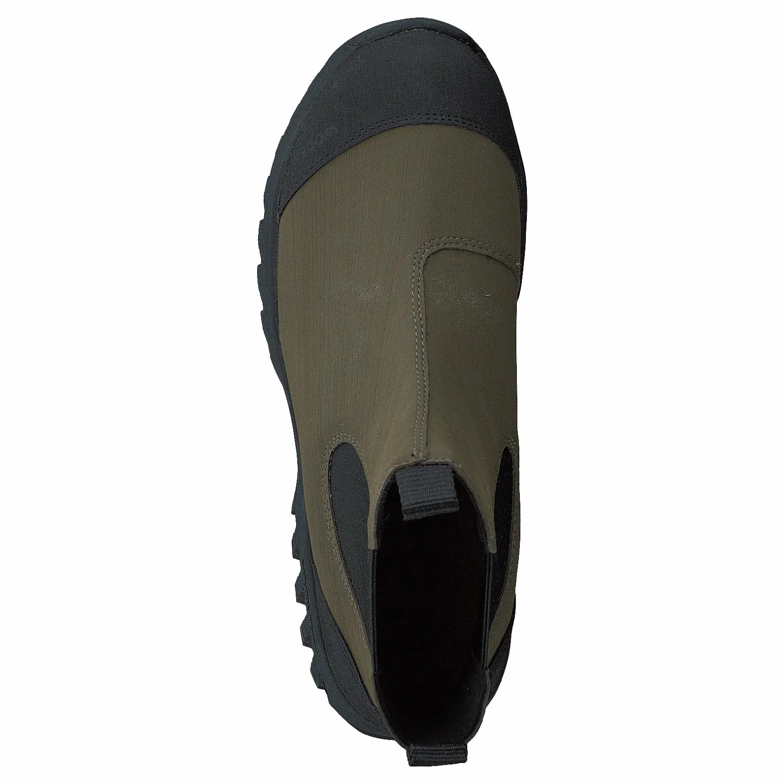 Magda Rubber Track Boot Dark Olive/black