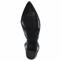 Monaco Slingbacks Blue Snake
