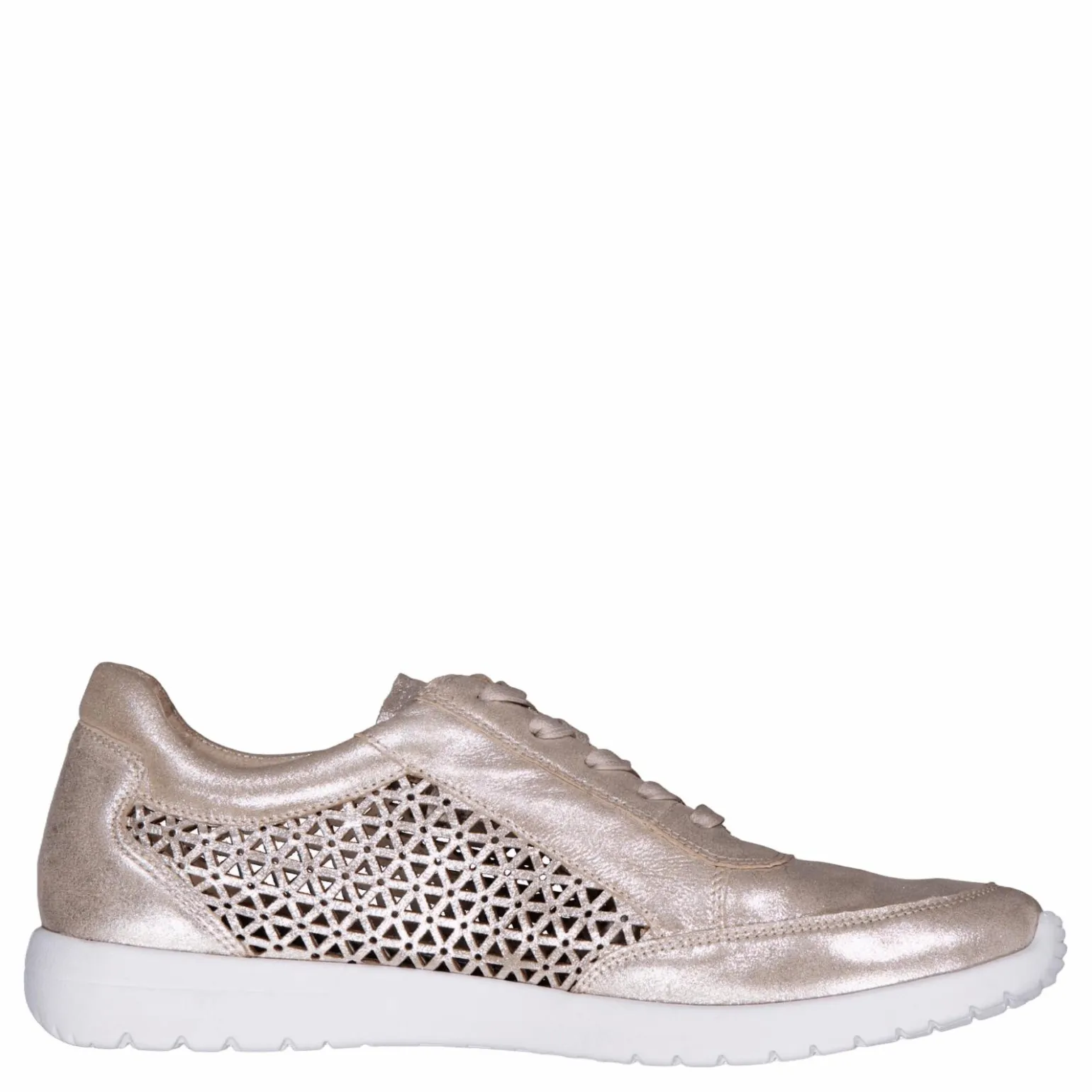 Peggy Taupe Metallic