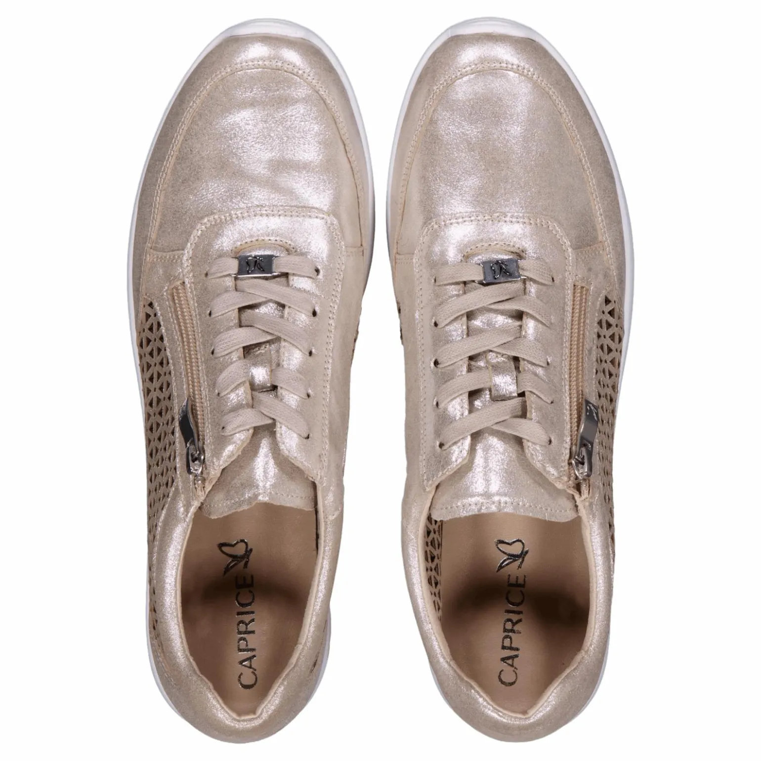 Peggy Taupe Metallic