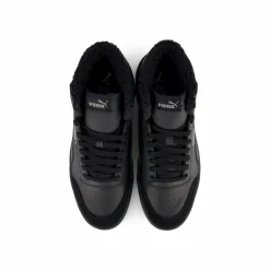 Puma Shuffle Mid Fur Puma Black-puma Black-steel Gr