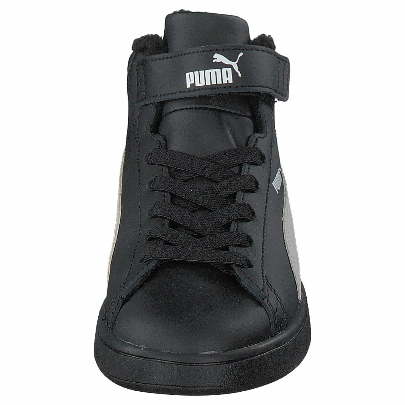 Puma Smash V2 Mid L Fur Ps Puma Black-whisper White