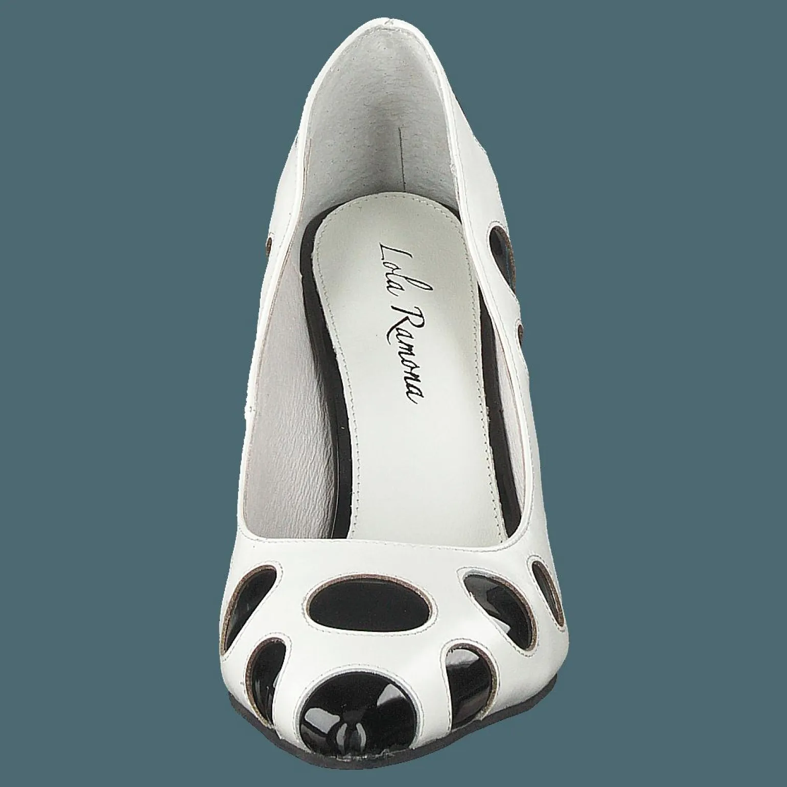 Ramona White/black Dots