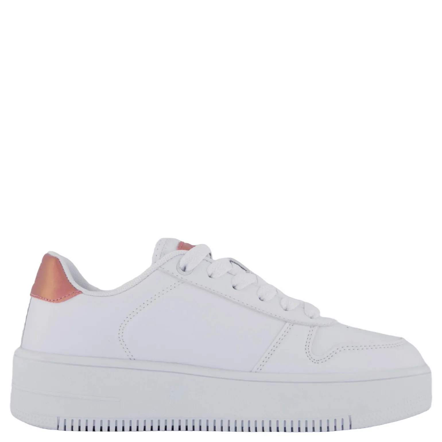 Rebound Platform Glitz Low Cut Bright White