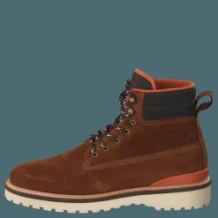 Roden Mid Lace Boot Cognac