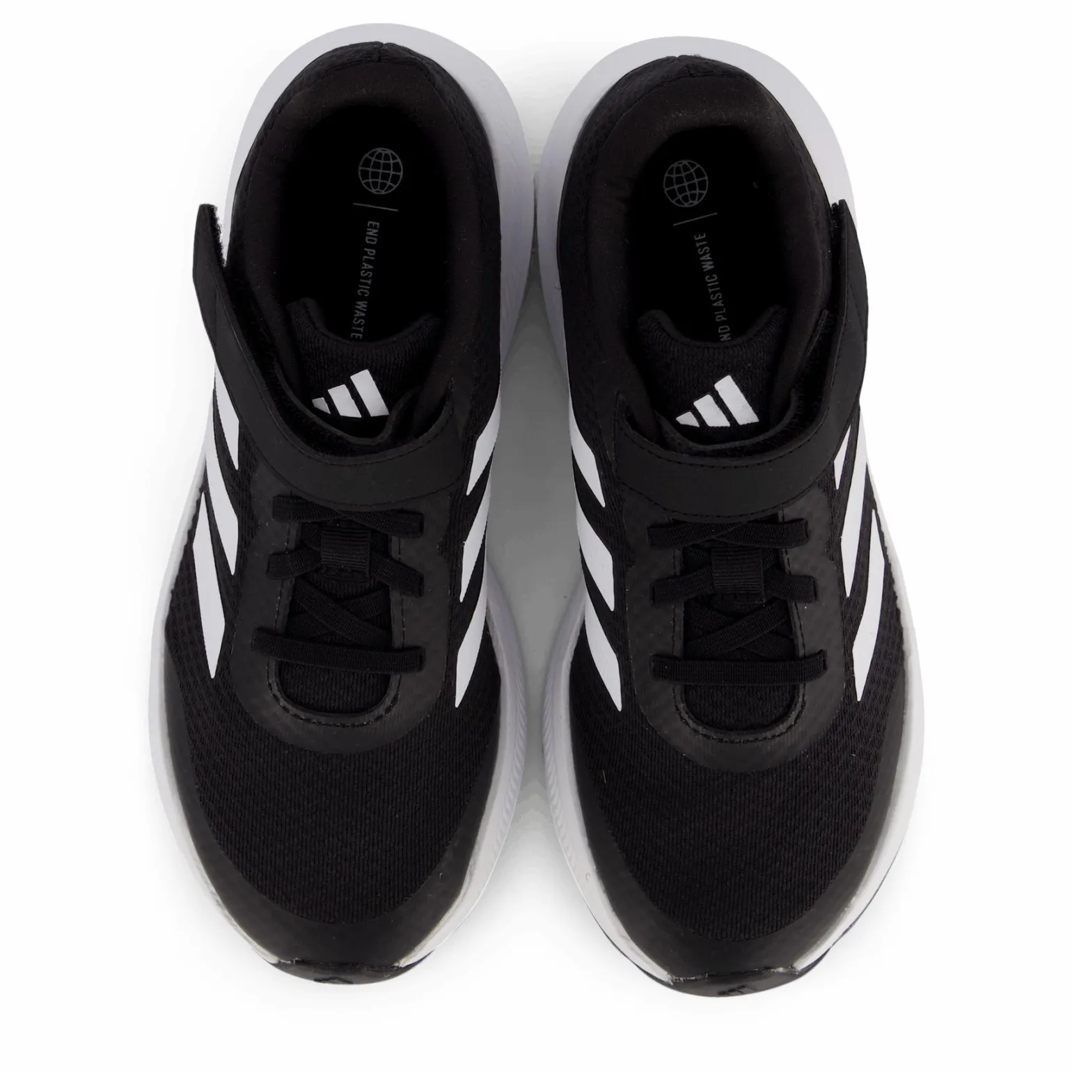 RunFalcon 3.0 Elastic Lace Top Strap Shoes Core Black / Cloud White / Core Black