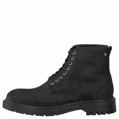 Sharp Black Suede