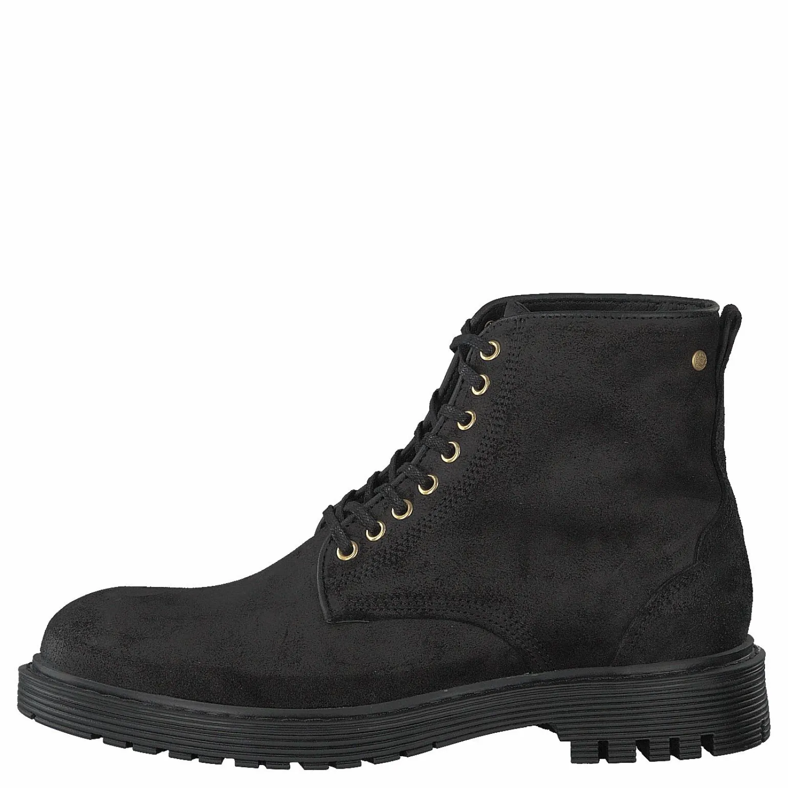 Sharp Black Suede