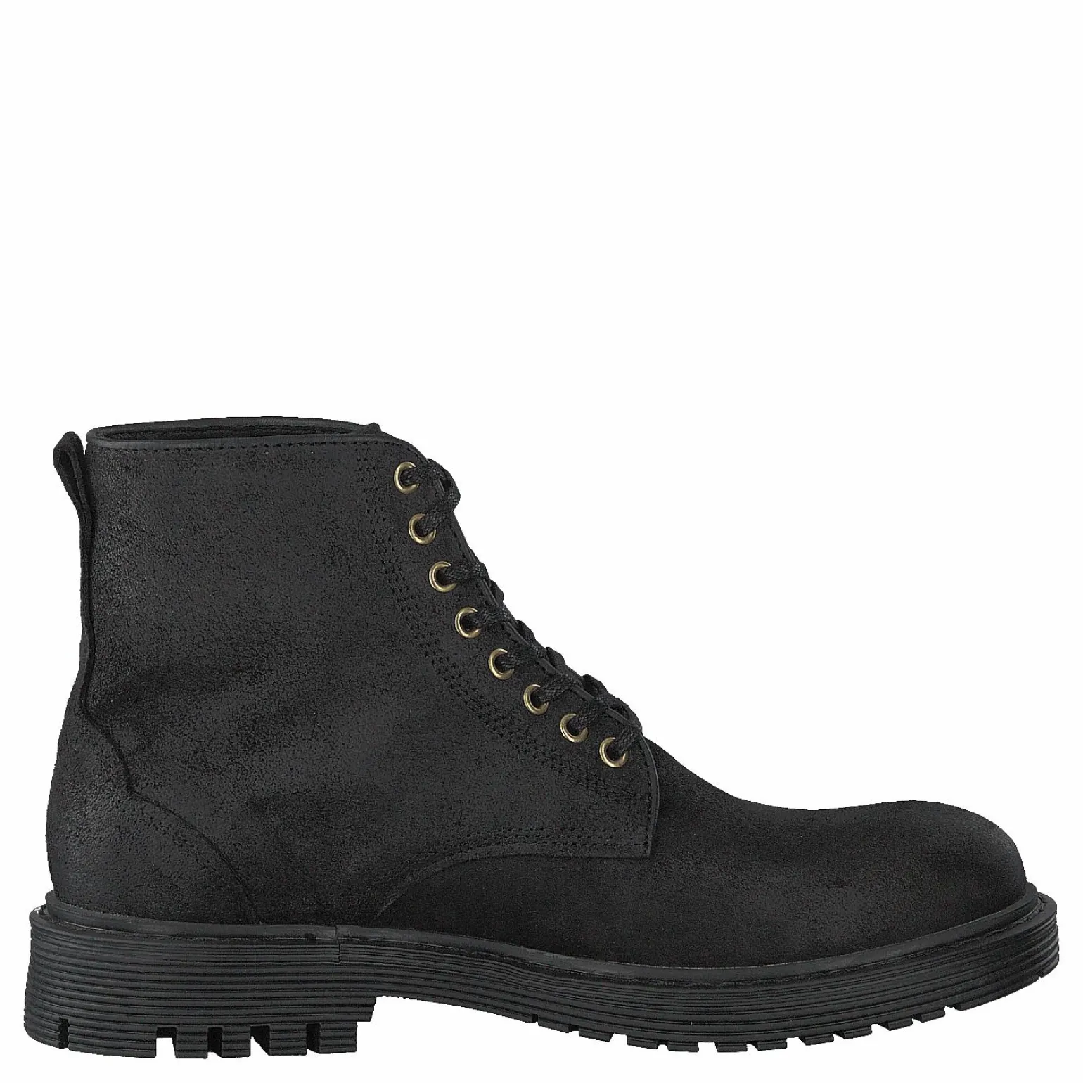 Sharp Black Suede