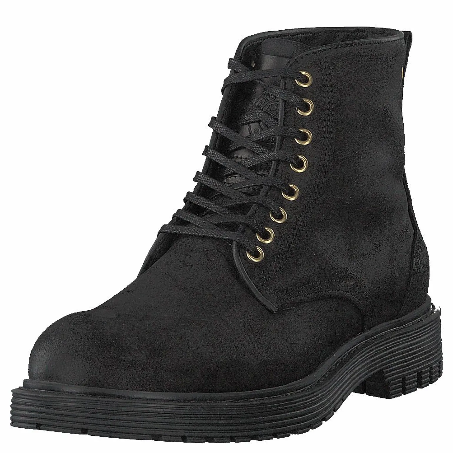 Sharp Black Suede