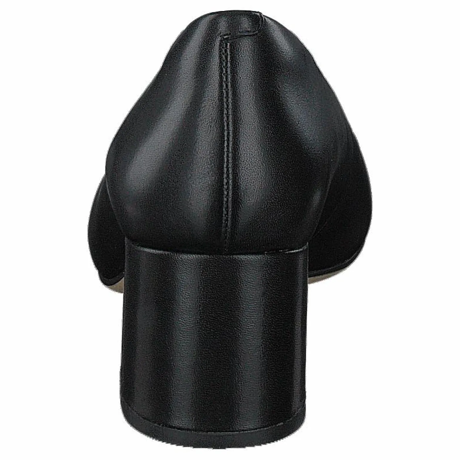 Sheer Rose Black Leather