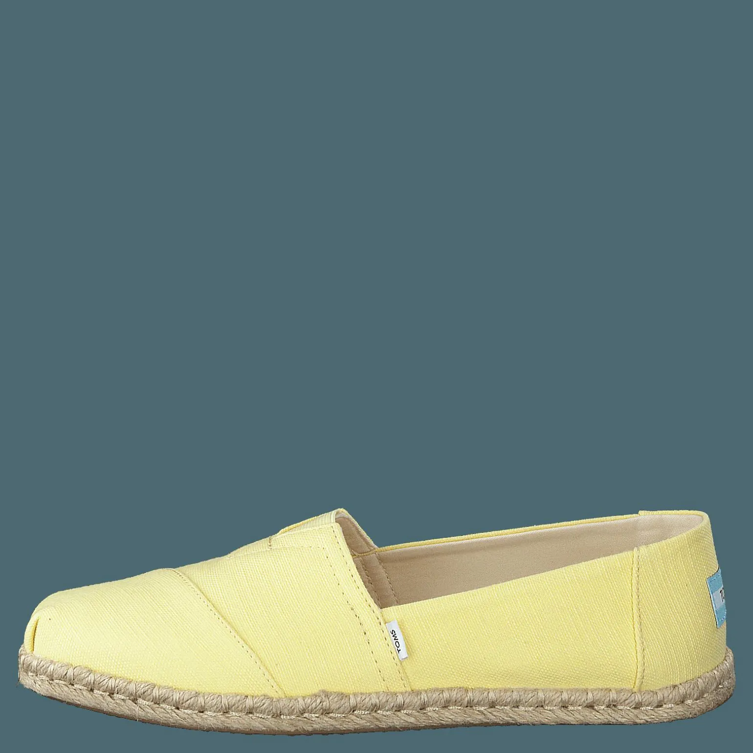 Slubby Woven Rope Sole Banana Yellow
