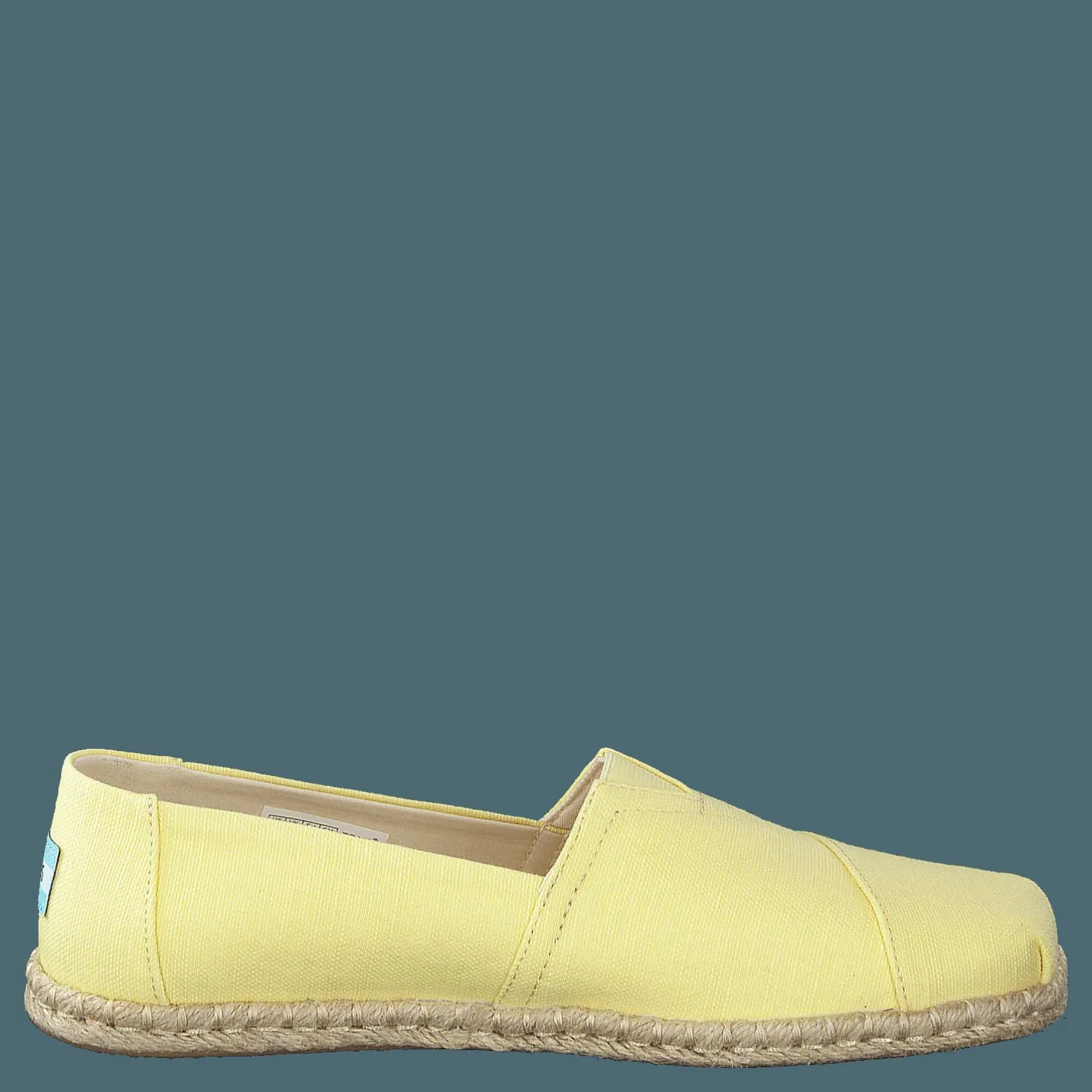 Slubby Woven Rope Sole Banana Yellow