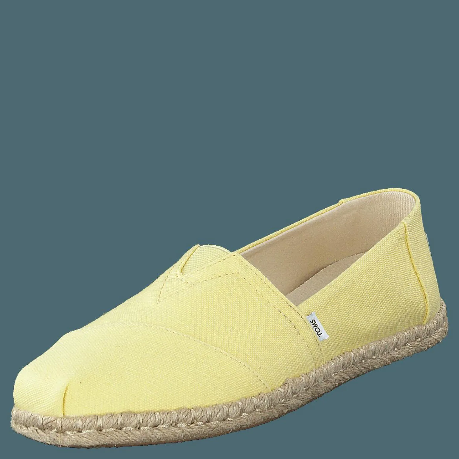 Slubby Woven Rope Sole Banana Yellow