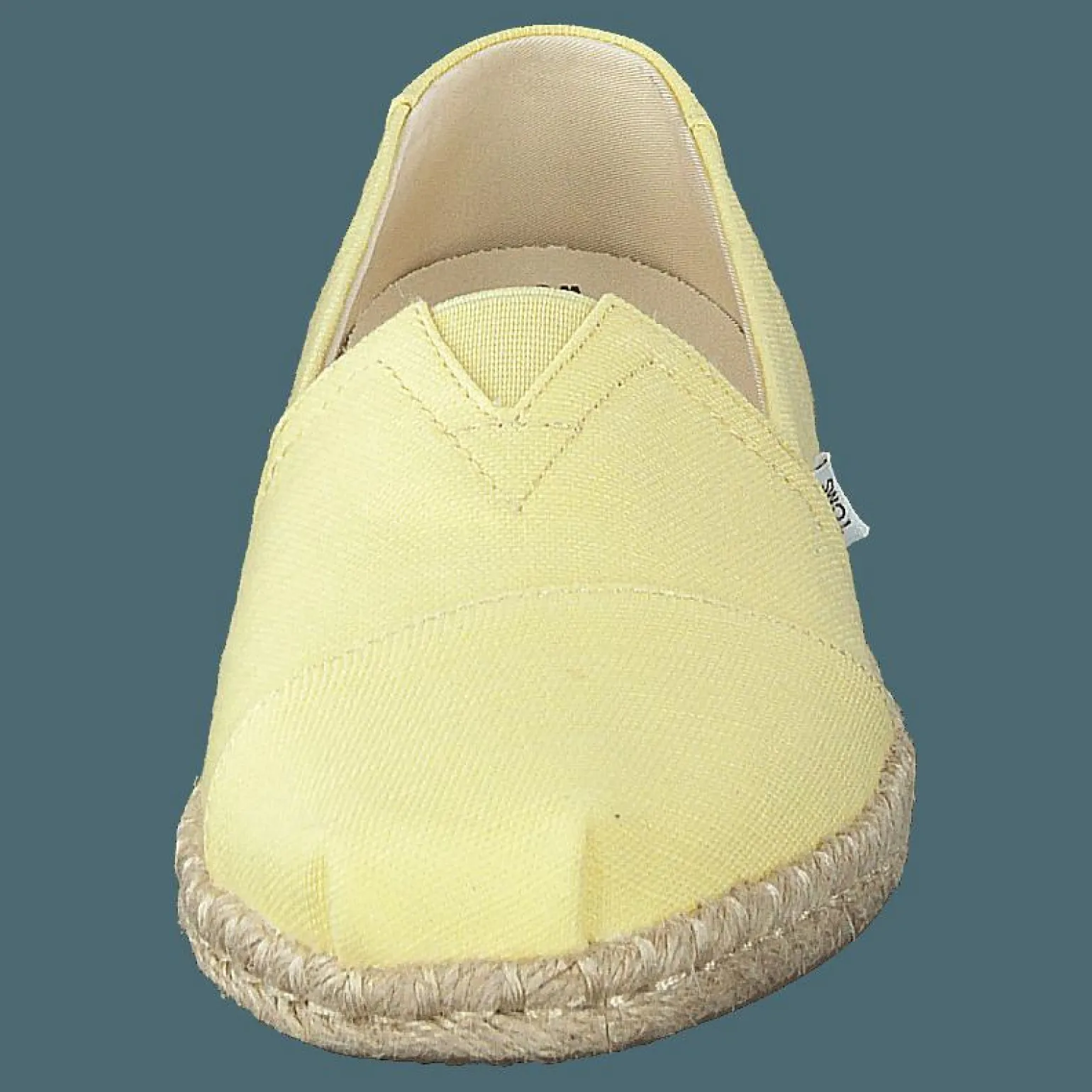 Slubby Woven Rope Sole Banana Yellow