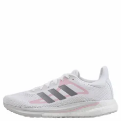 SolarGlide Shoes Cloud White / Silver Metallic / Fresh Candy