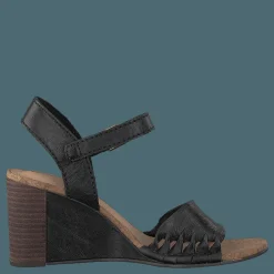 Spiced Poppy Black Leather