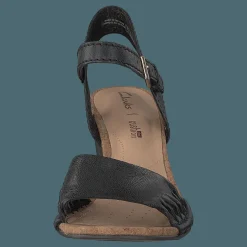 Spiced Poppy Black Leather