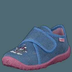 Spotty Lightblue/pink