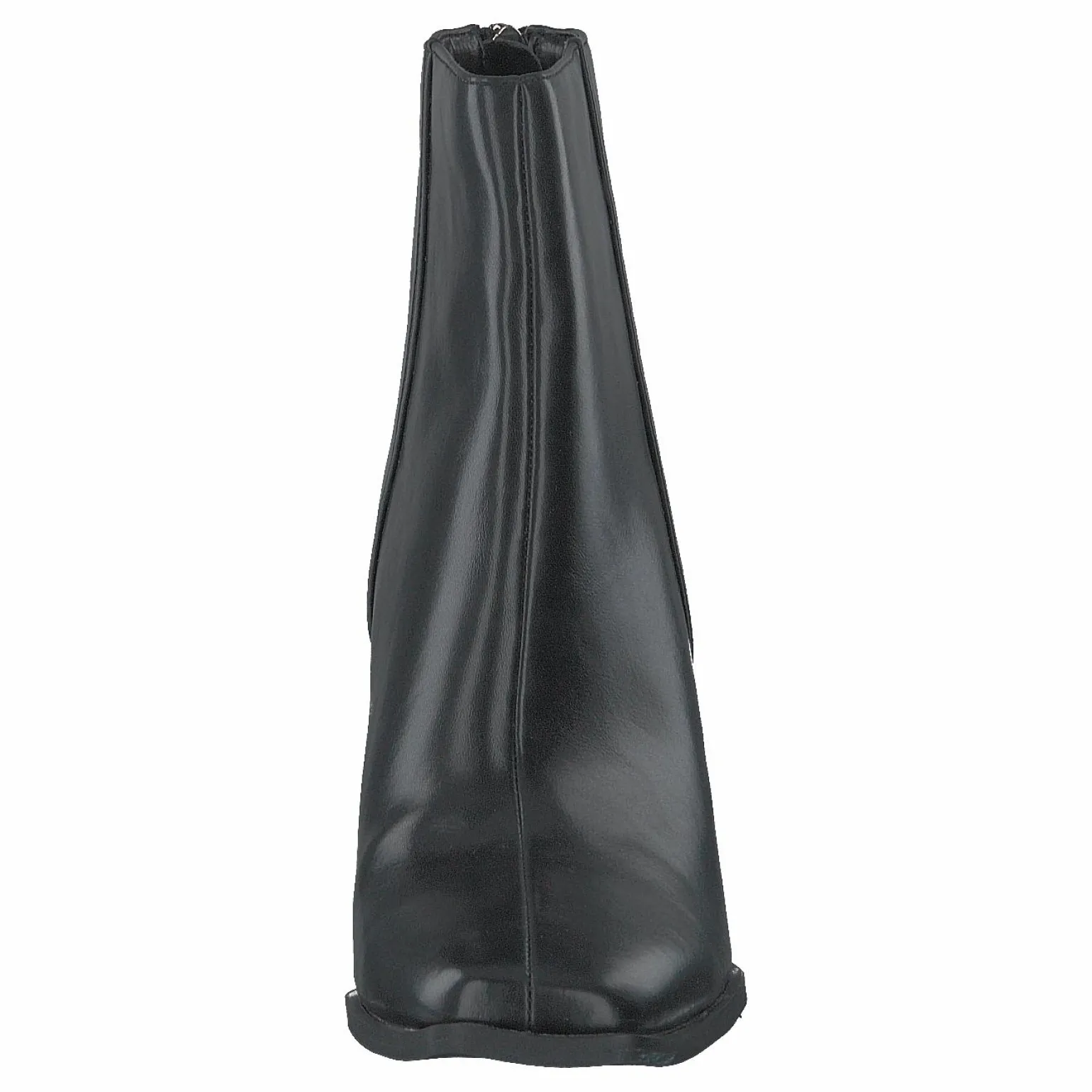Squared Front Ankle Boots Black