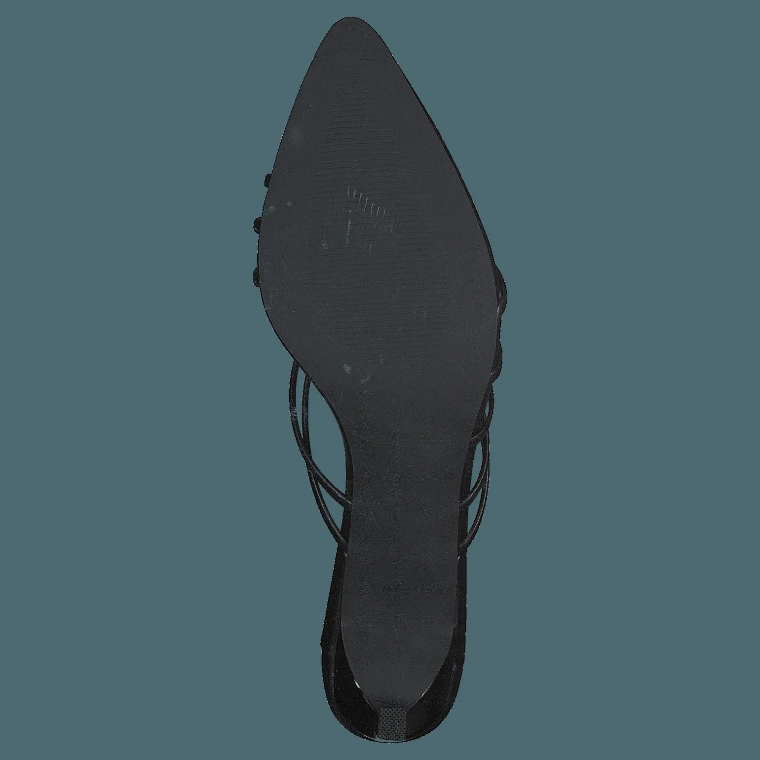 Strappy Pointy Sandals Black