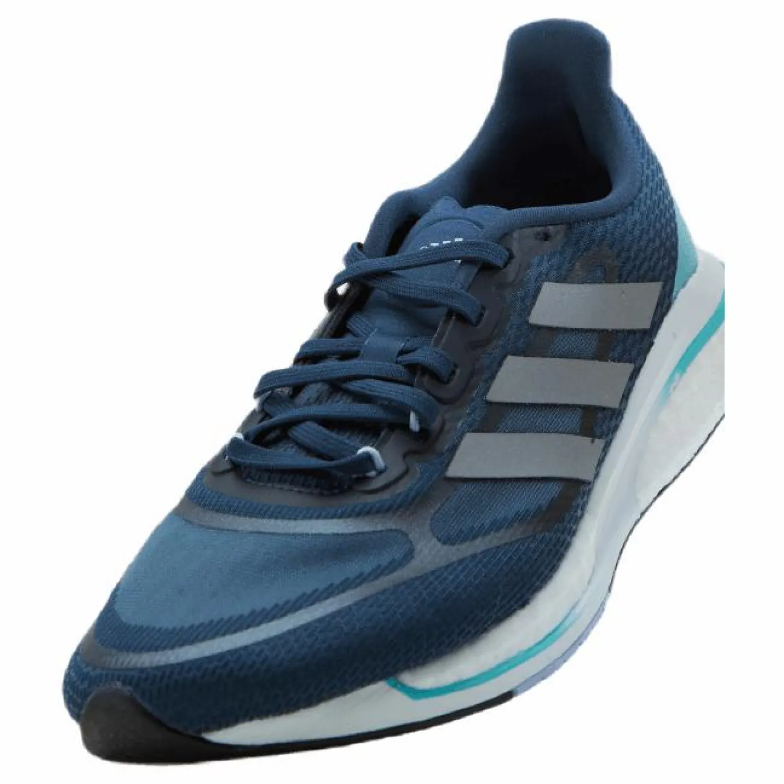 Supernova+ Shoes Crew Navy / Silver Metallic / Pulse Aqua
