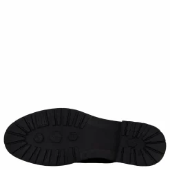 Th Logo Leather Mix Chelsea Black