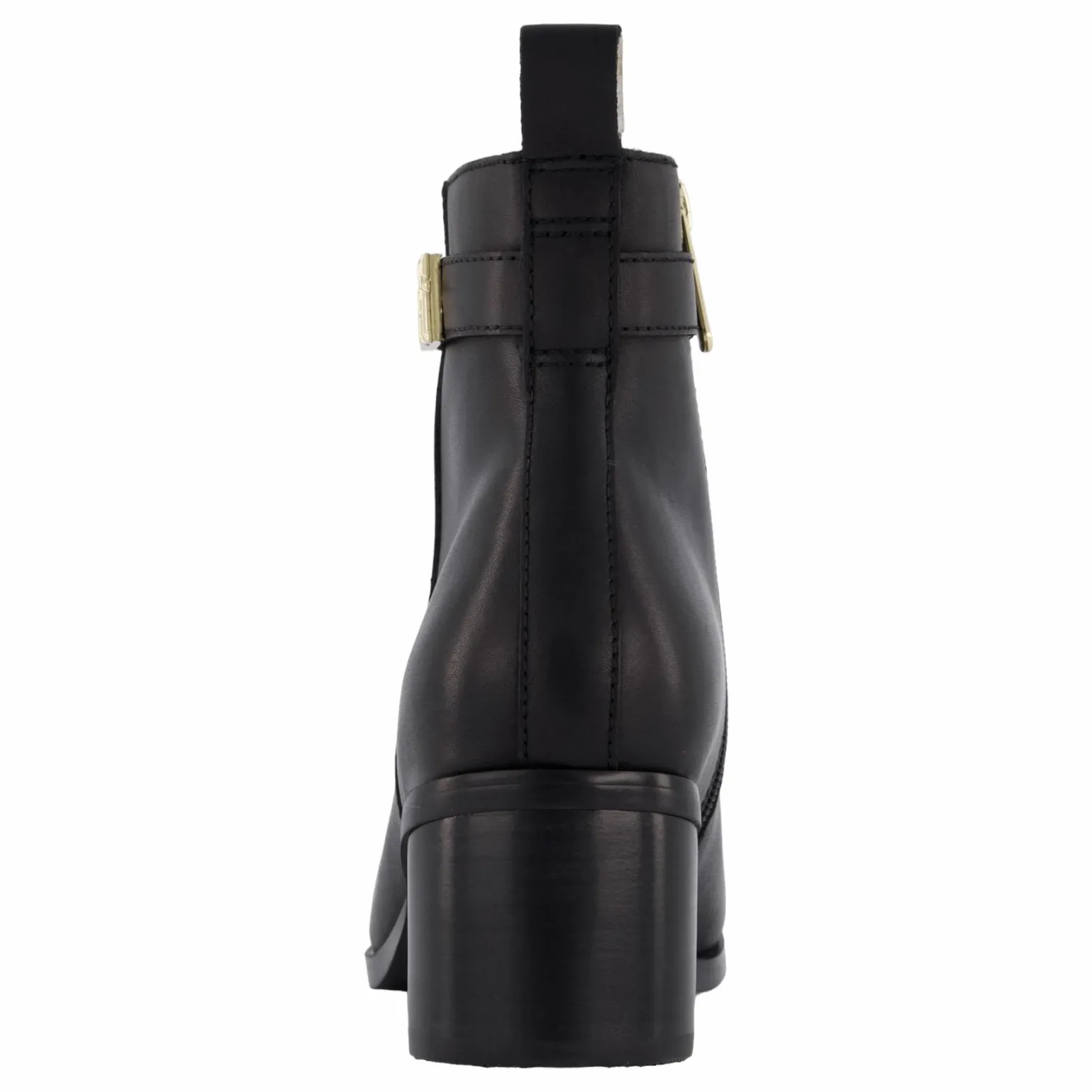 Th Logo Mid Heel Bootie Black