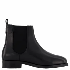 Th Stud Leather Low Chelsea Black