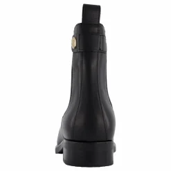 Th Stud Leather Low Chelsea Black