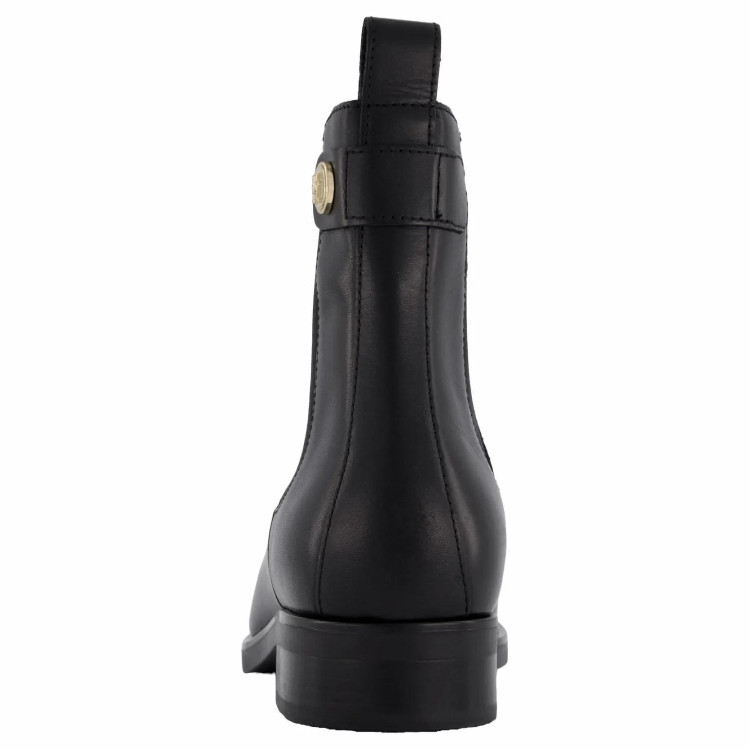 Th Stud Leather Low Chelsea Black