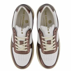 The Ella 2.0 White Leather/bronze