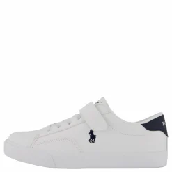 Theron V Ps White Smooth Pu/navy W/ Navy P