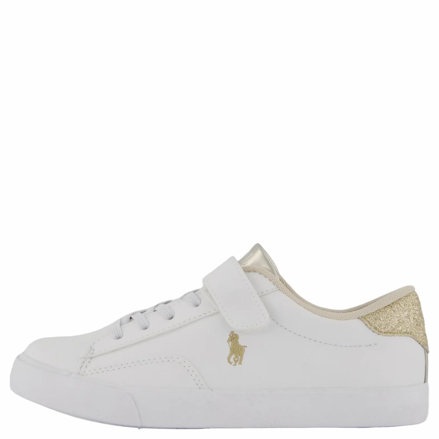 Theron V Ps White Smooth Pu/gold Metallick