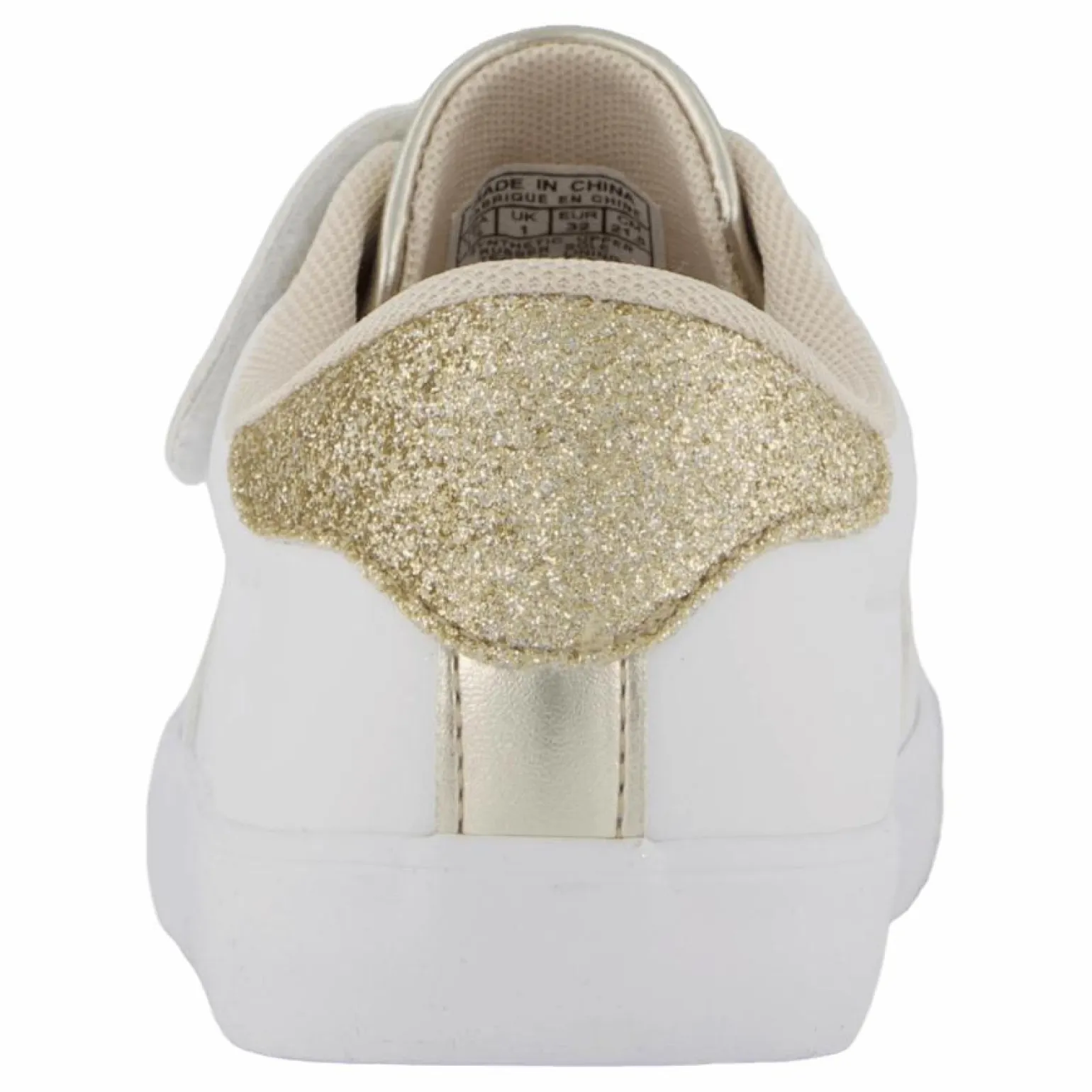 Theron V Ps White Smooth Pu/gold Metallick