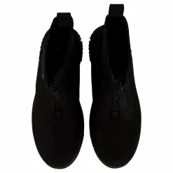 Tjw Zip Up Flatform Nubuck Bo Black