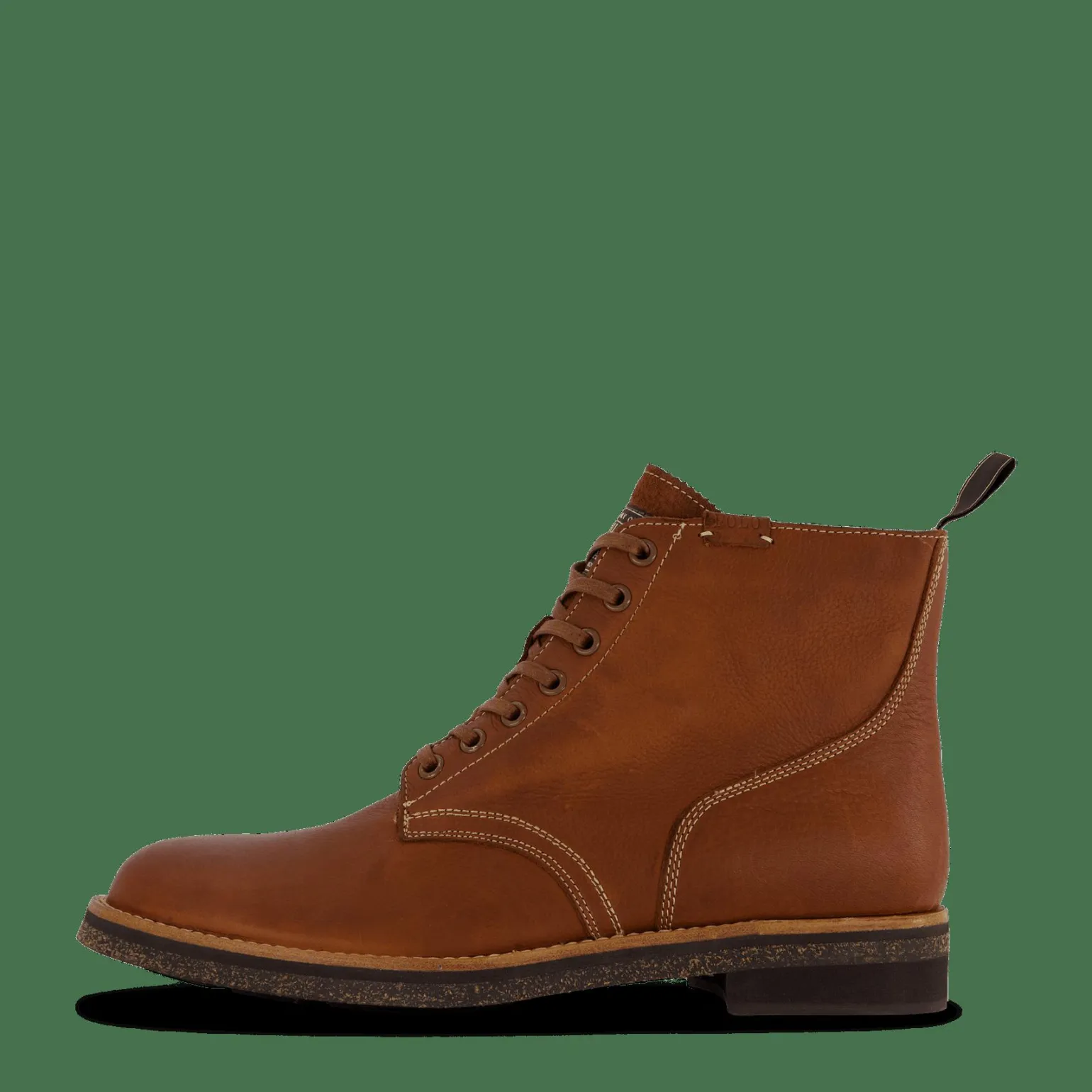 Tumbled Leather Boot Peanut