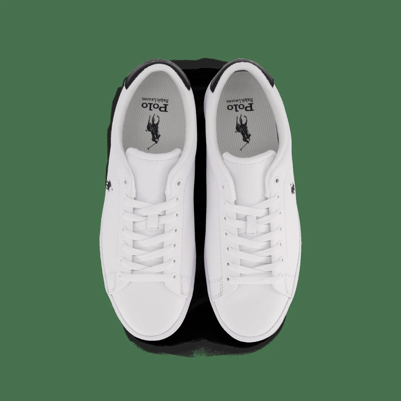 Tumbled Leather White / Black