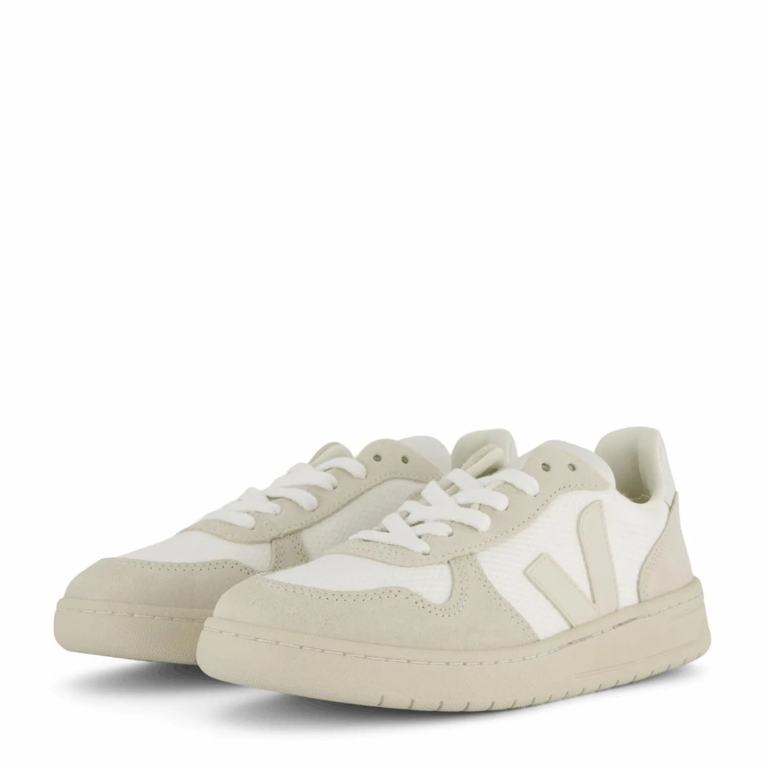 V-10 B Mesh White Natural Pierre