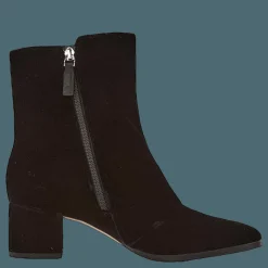 Wendey II Velvet Bootie Black